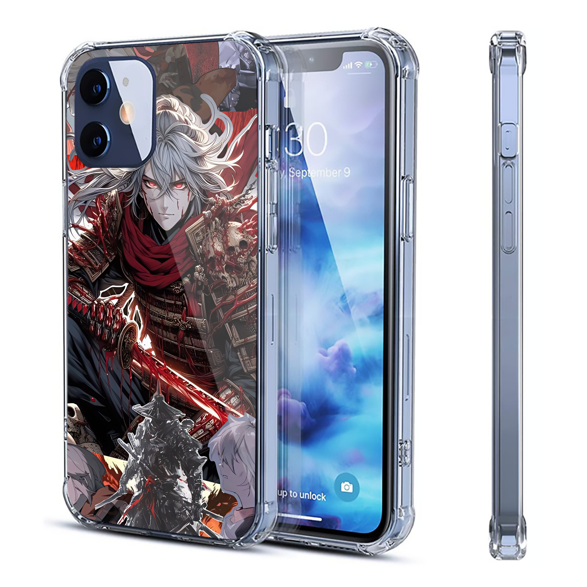 （画像用） 刀剣乱舞 Touken Ranbu 【iPhone 12シリーズ対応】透明スマホケース（クリアソフトケース）